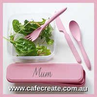 Re-usable Blank Cutlery - Pink