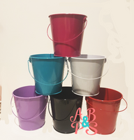 *BUDGET* Bright Metal Bucket Set of 24