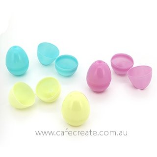 Plastic Fillable Pastel Eggs