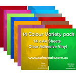 Clear Adhesive Vinyl Variety Pack