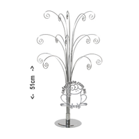 Bauble Tree Stand Curved Large 51cm P/O