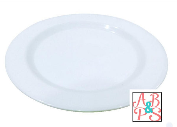 White melamine plate (20)