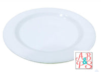 White melamine plate (10)