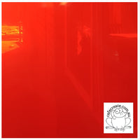 Clear Adhesive Vinyl - Red