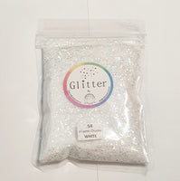 Glitter Diamonds- Chunky 54 White
