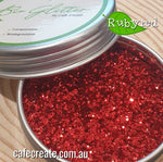 Bio Glitter Fine - Ruby Red- 10g