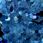 Glitter Chunky - Royal Blue 3mm Hex
