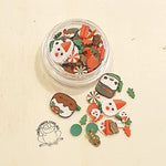 Clay slices - Christmas Mix A