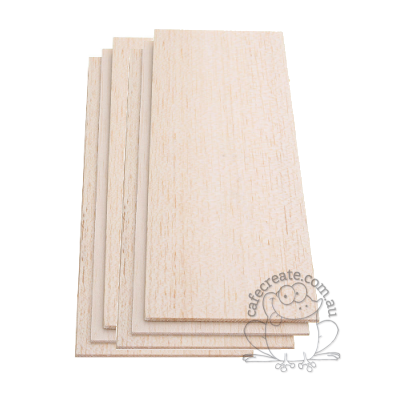 Balsa Wood Sheets 6pc