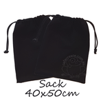 Black Calico Bag Sack - 1