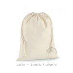 Calico Blank Drawstring Bag - Large