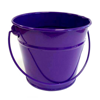 Round Tin Bucket Small - Purple