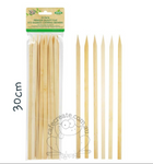 Flat Bamboo Skewers - 30cm