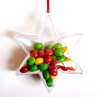 Bauble Star Shape - Box of 12pc