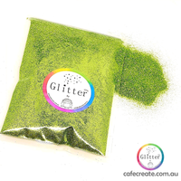 10 Light Green Metallic Ultra Fine Glitter 100g