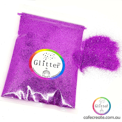 purple ultra fine glitter 100g 