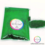 green ultra fine glitter 100g