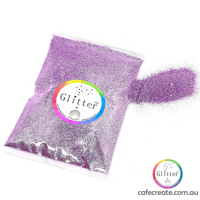 lilac ultra fine glitter 100g