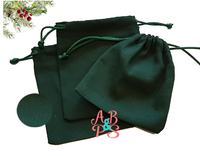Green Canvas Bags - Medium